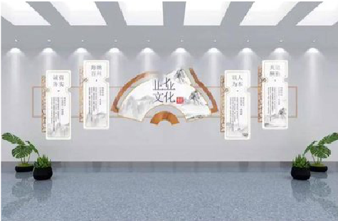 屏边企业文化墙设计的核心要素。