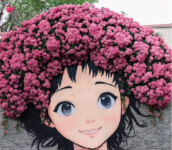 屏边墙体彩绘-网红墙打卡