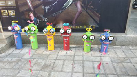 屏边商业区彩绘